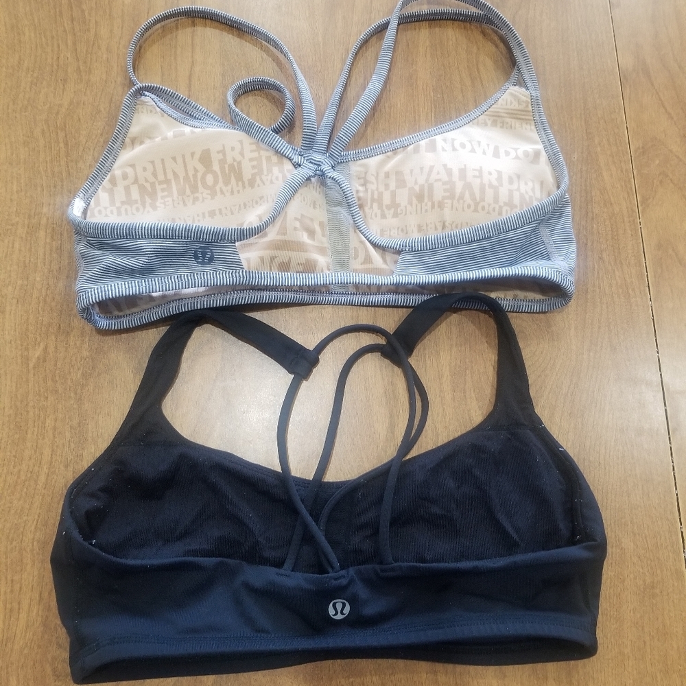 Lululemon energy bras size 8